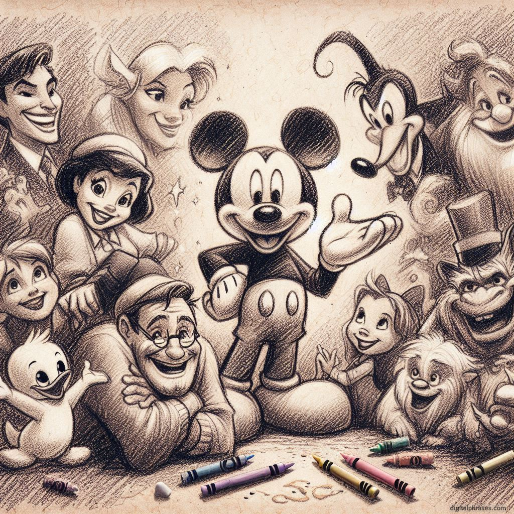 100 Disney-Inspired Drawing Ideas