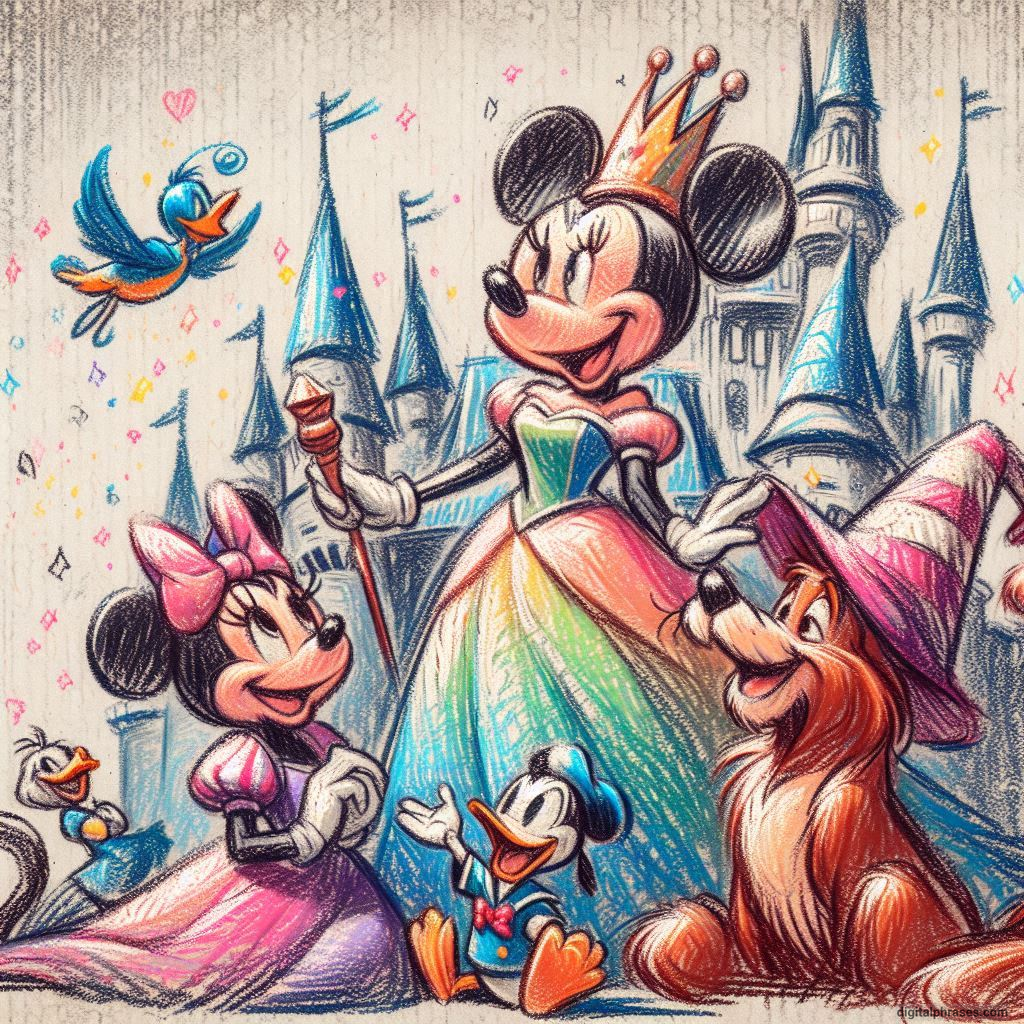 100 Disney-Inspired Drawing Ideas