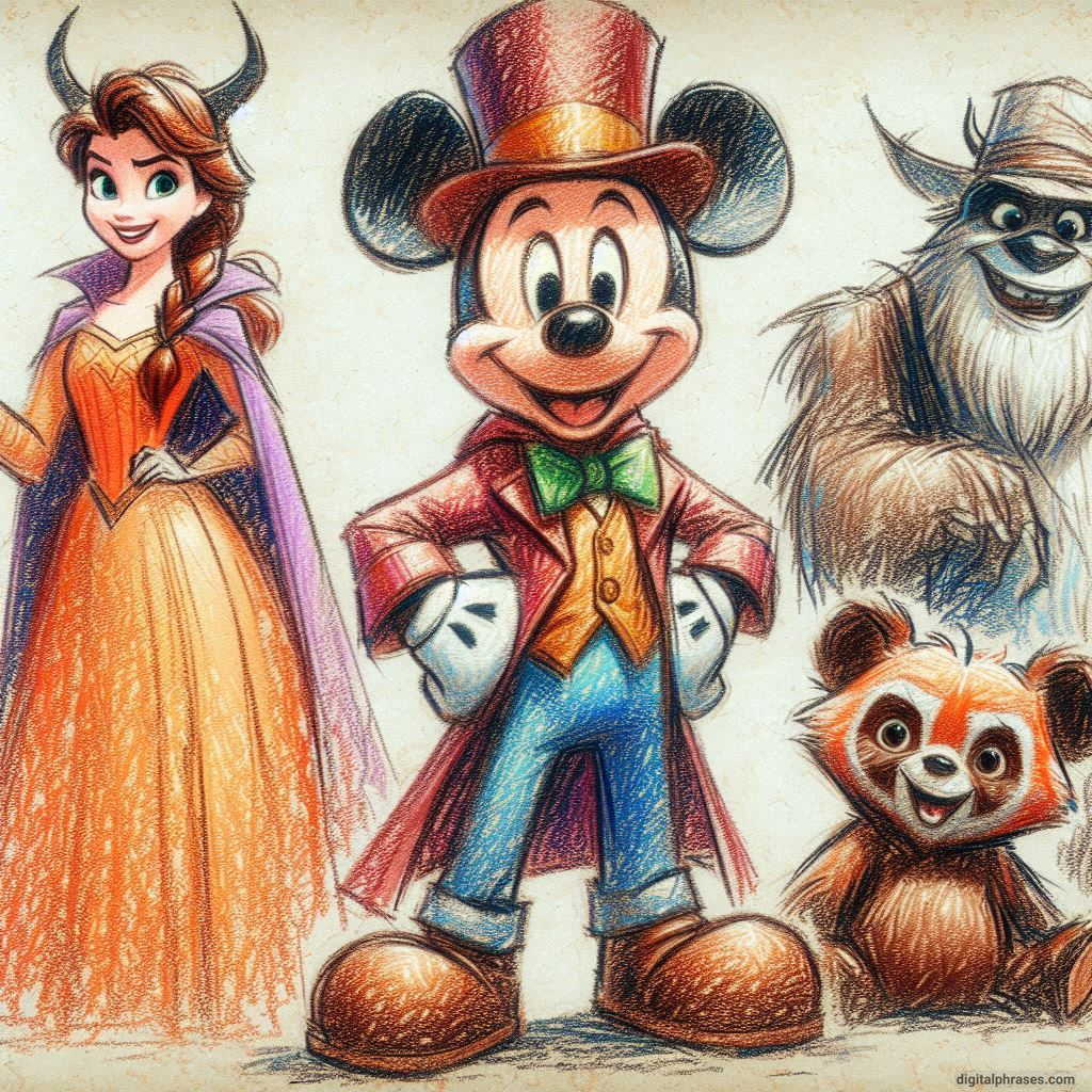 100 Disney-Inspired Drawing Ideas 100 Disney-Inspired Drawing Ideas