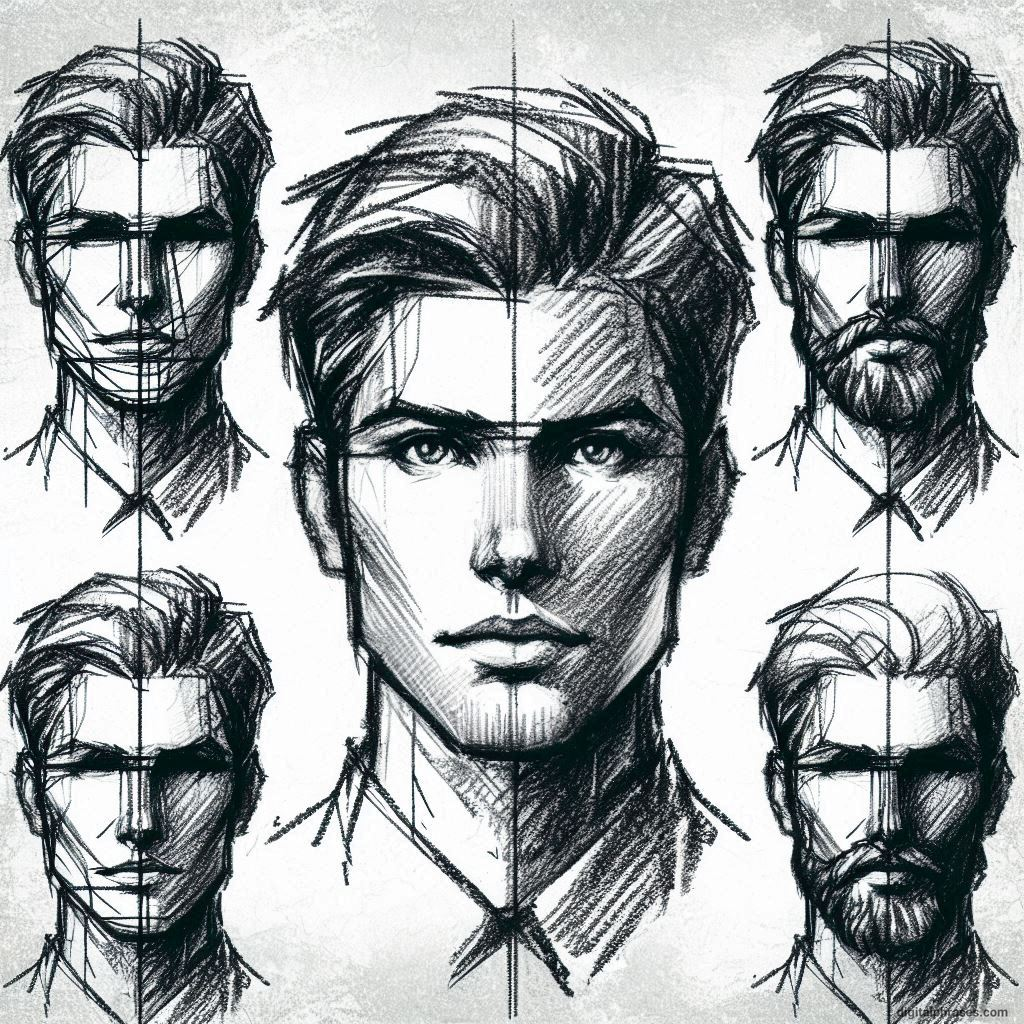 100 Drawing Ideas Of Face Portraits 100 Drawing Ideas Of Face Portraits