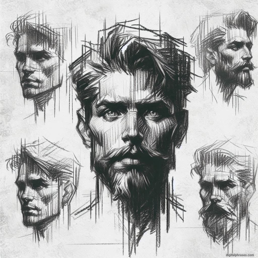 100 Drawing Ideas Of Face Portraits 100 Drawing Ideas Of Face Portraits