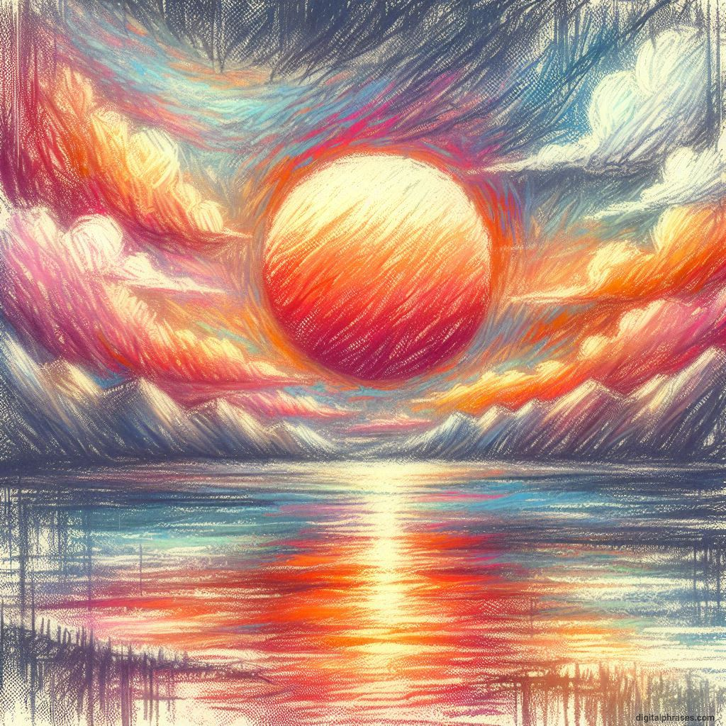 120 Sunset Drawing Ideas (Pencil Sketches, Crayon Drawings and Watercolor Paintings)