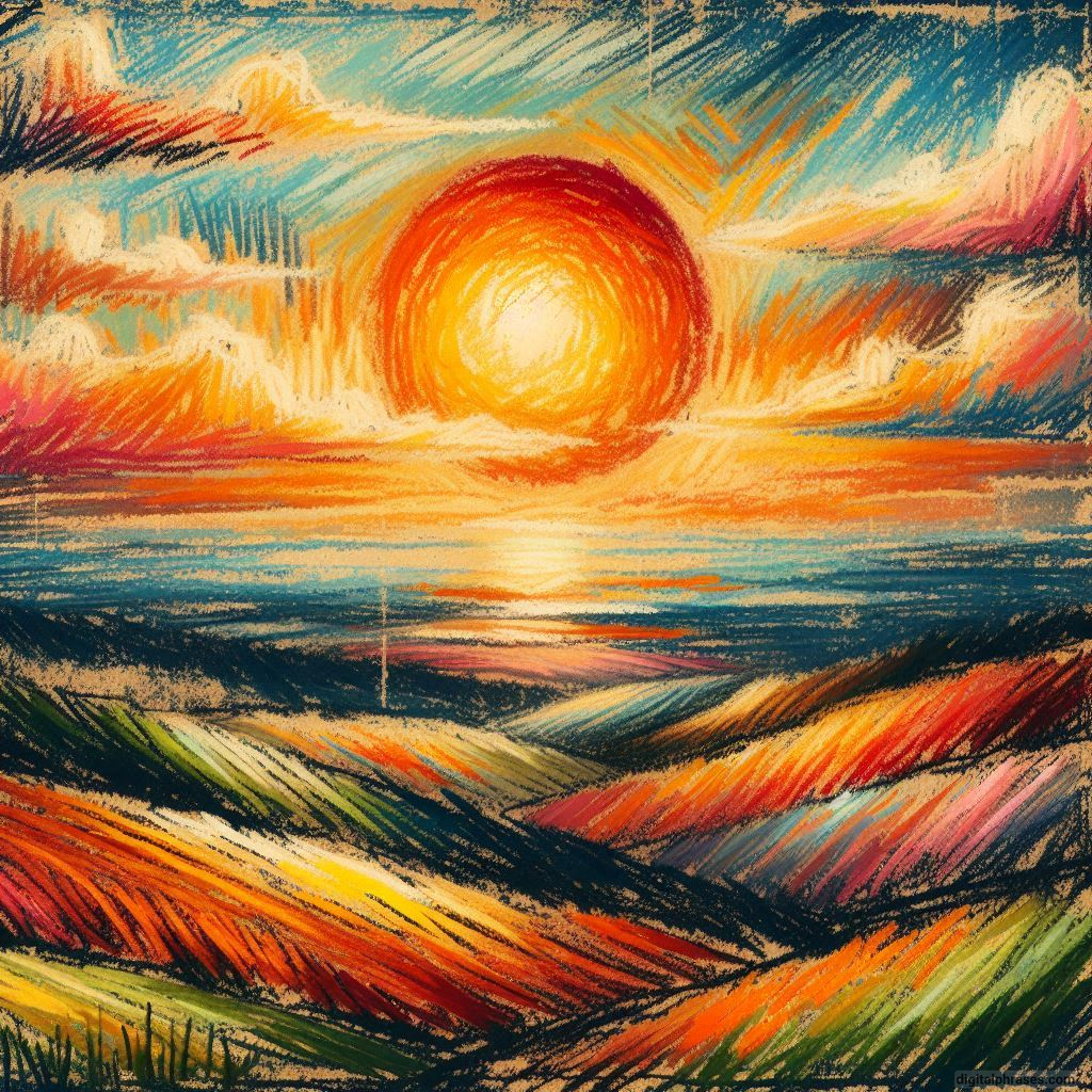 120 Sunset Drawing Ideas (Pencil Sketches, Crayon Drawings and Watercolor Paintings)