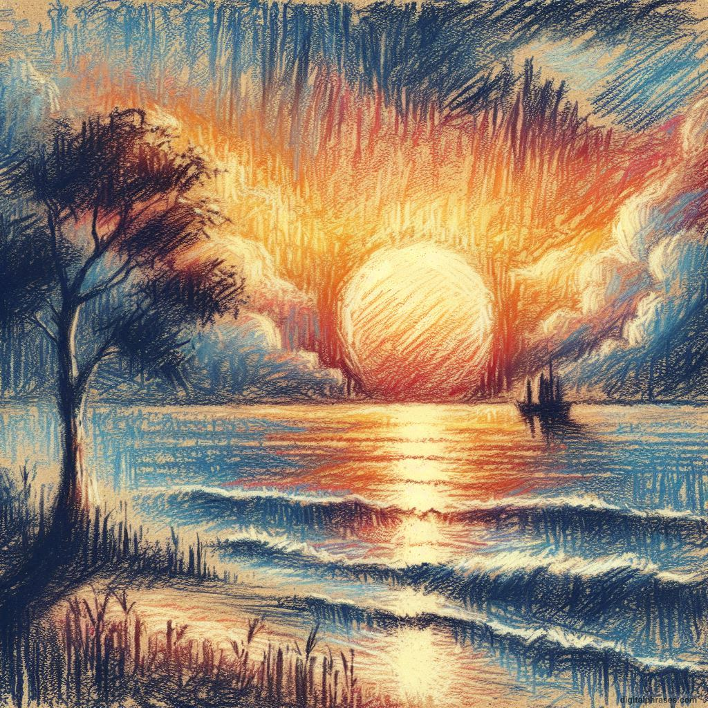 120 Sunset Drawing Ideas (Pencil Sketches, Crayon Drawings and Watercolor Paintings)