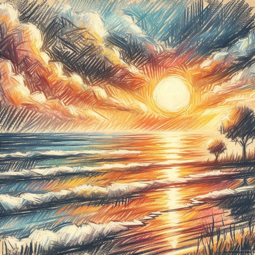 120 Sunset Drawing Ideas (Pencil Sketches, Crayon Drawings and Watercolor Paintings)