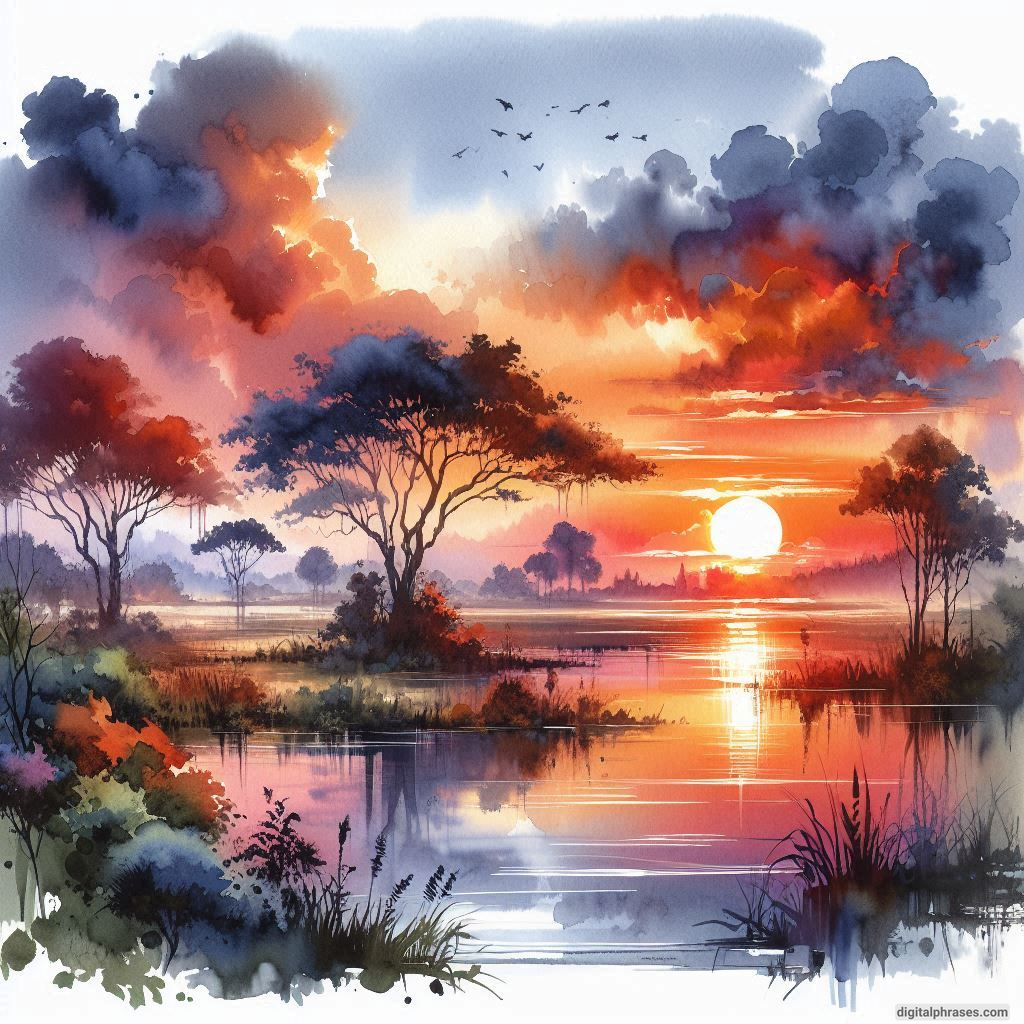 120 Sunset Drawing Ideas (Pencil Sketches, Crayon Drawings and Watercolor Paintings)