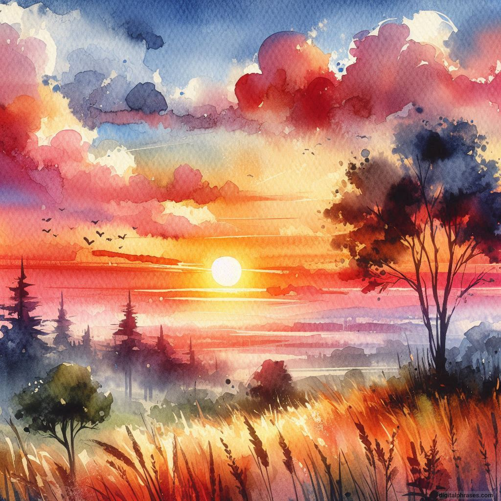 120 Sunset Drawing Ideas (Pencil Sketches, Crayon Drawings and Watercolor Paintings)