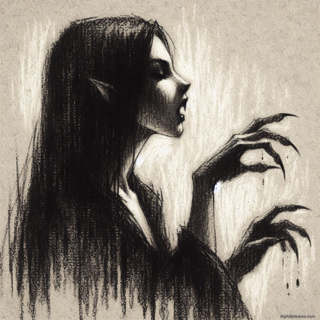 65 Female Vampire Drawing Ideas