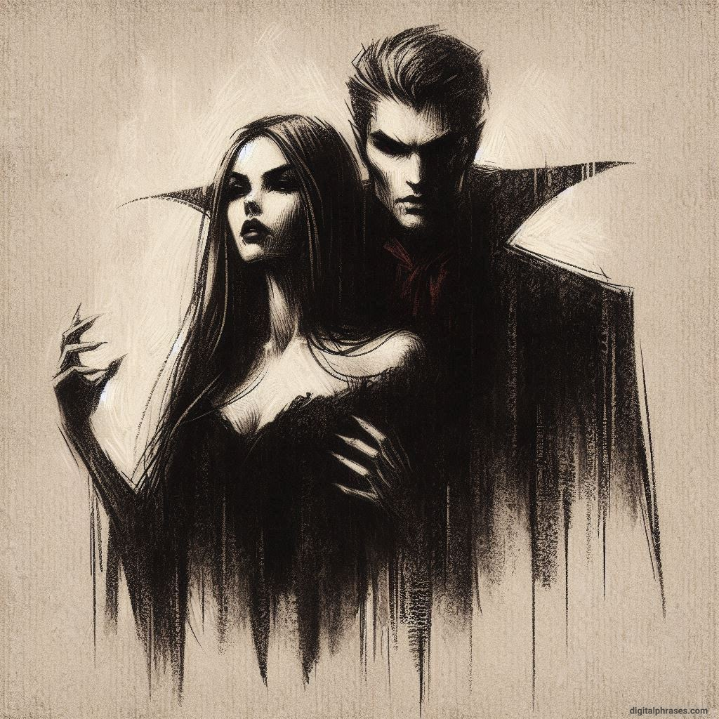 73 Vampire Couple Drawing Ideas