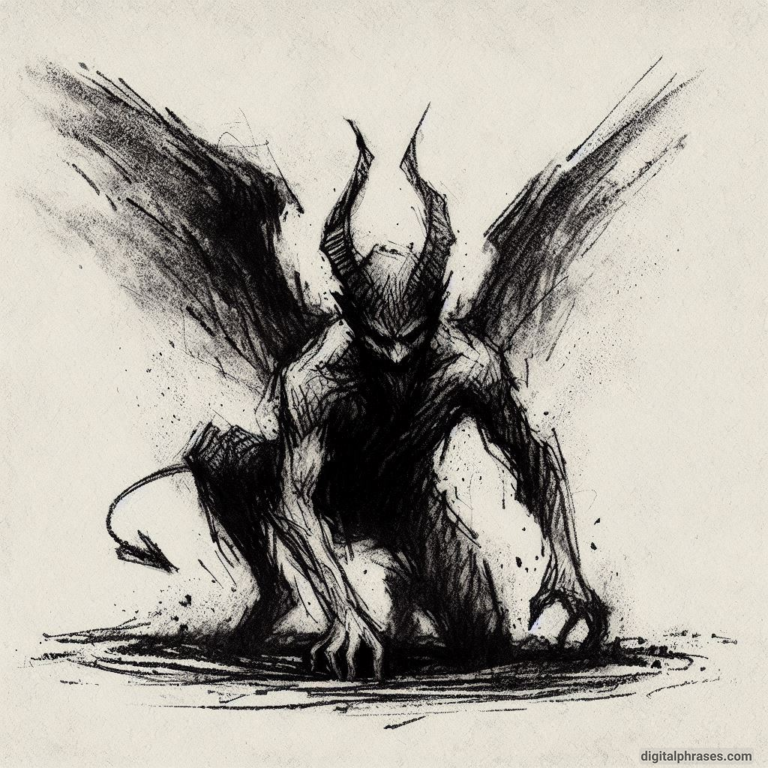 120 Demon Drawing Ideas