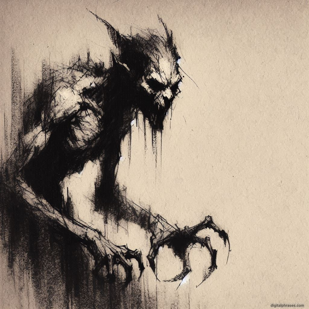 120 Demon Drawing Ideas