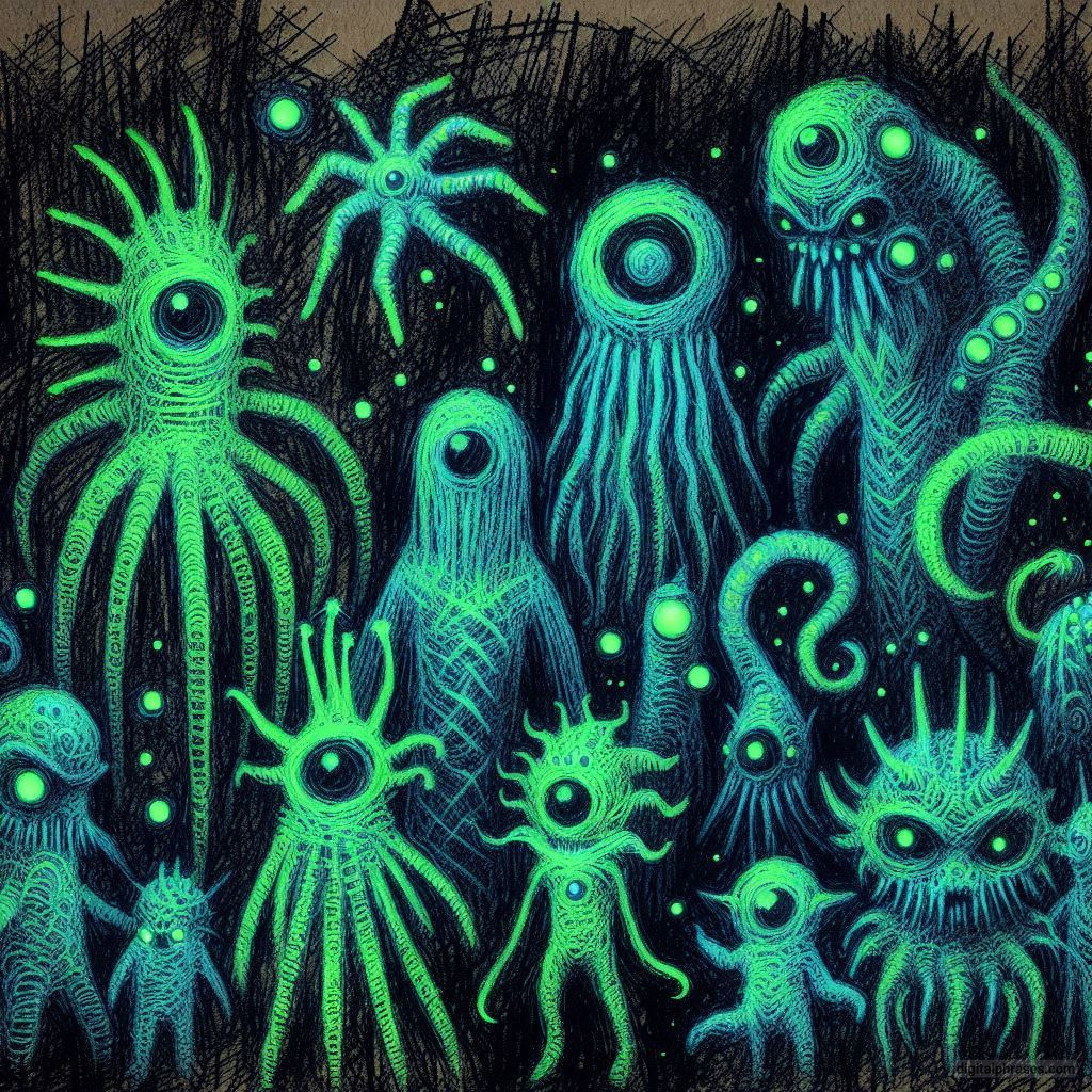 77 Glow In The Dark Drawing Ideas