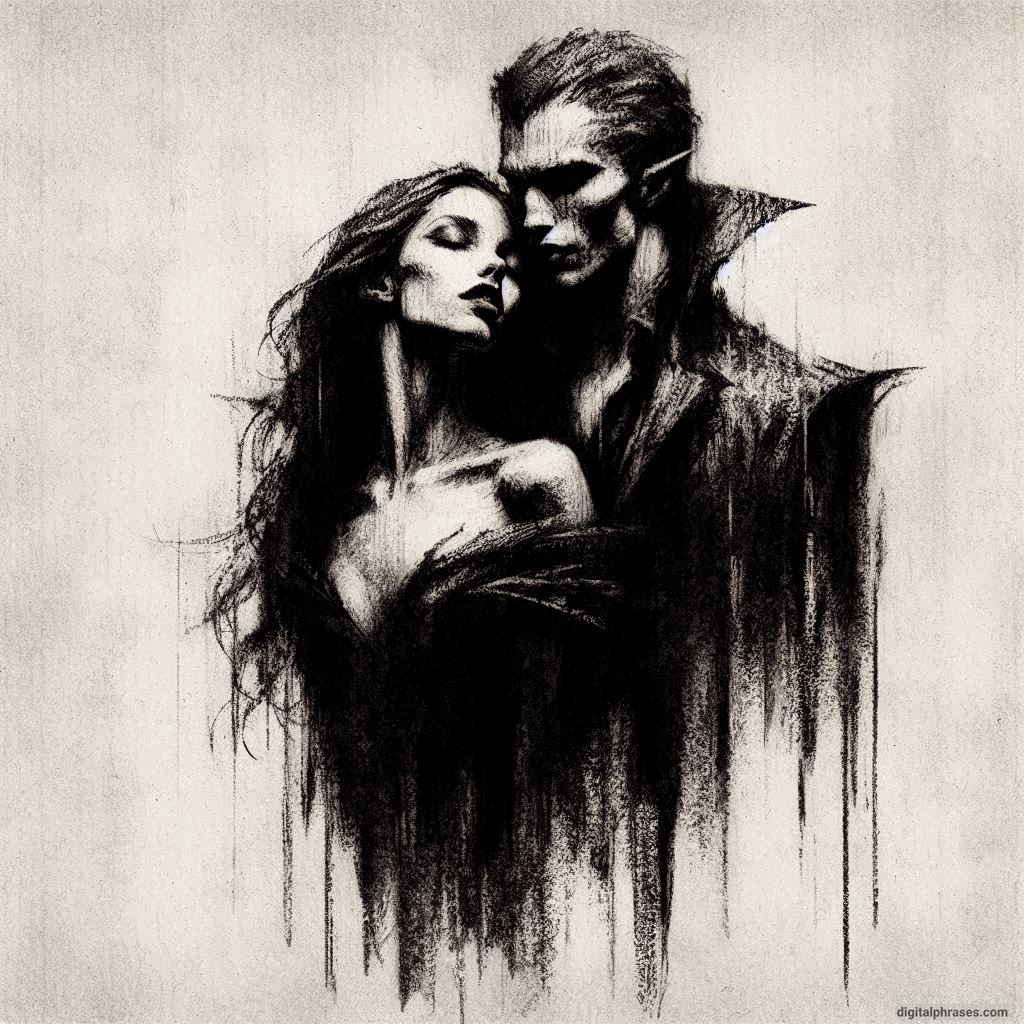 73 Vampire Couple Drawing Ideas