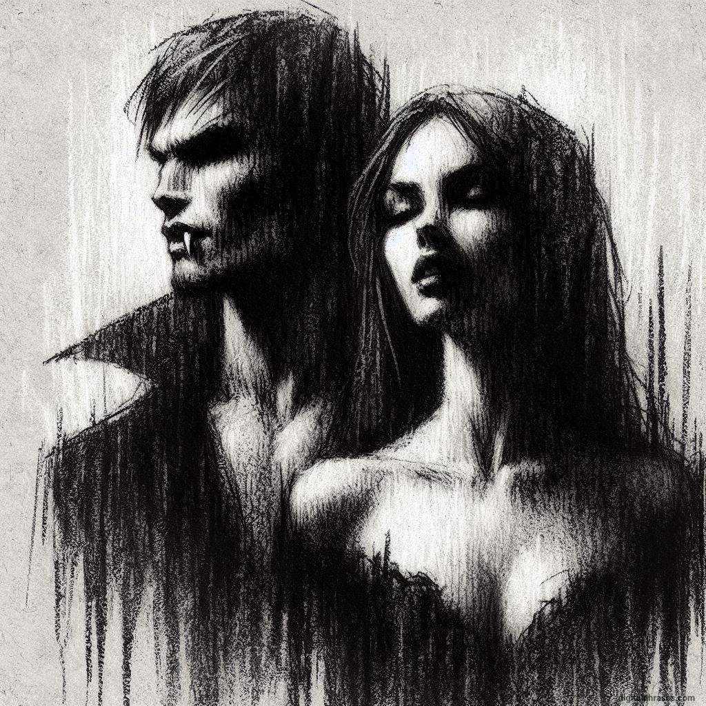 73 Vampire Couple Drawing Ideas