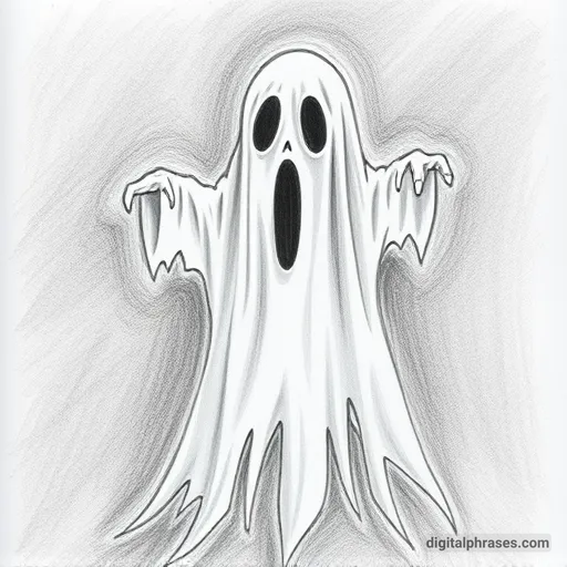 80 Drawing Ideas of Ghosts