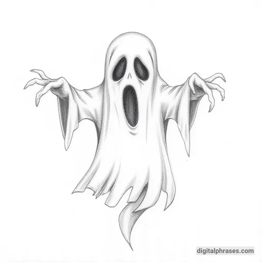 80 Drawing Ideas of Ghosts