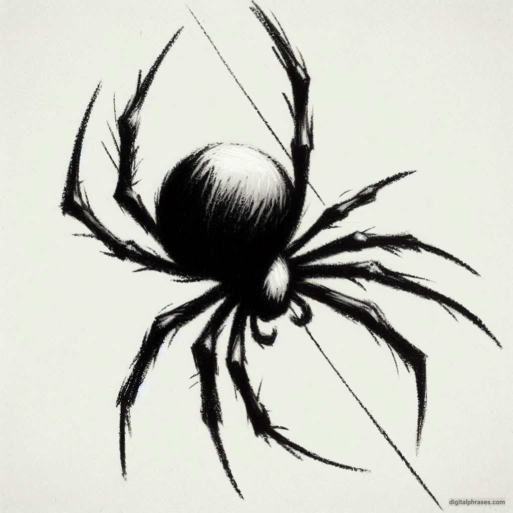 60 Spider Drawing Ideas