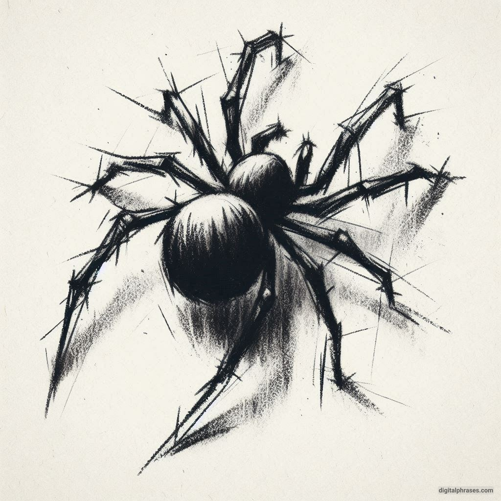 60 Spider Drawing Ideas