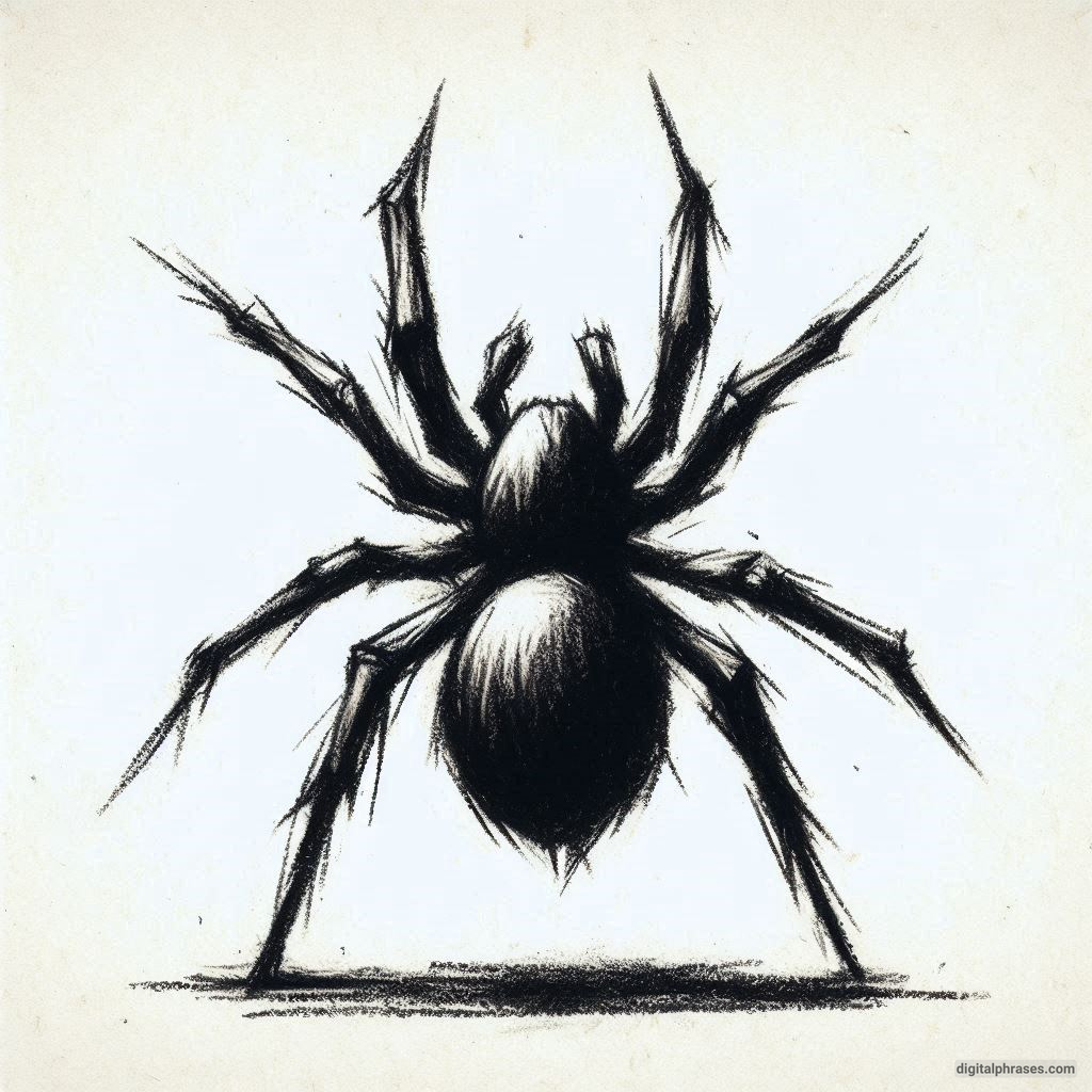 60 Spider Drawing Ideas