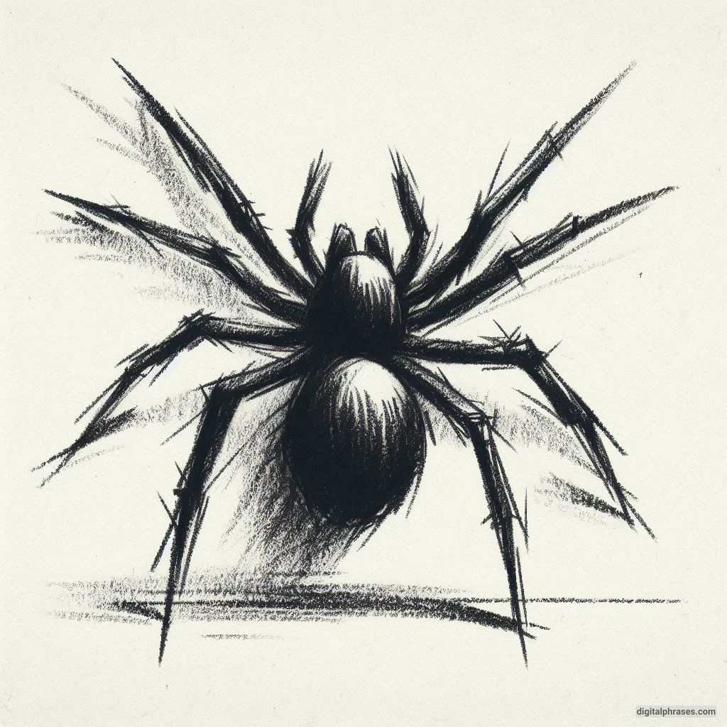 60 Spider Drawing Ideas