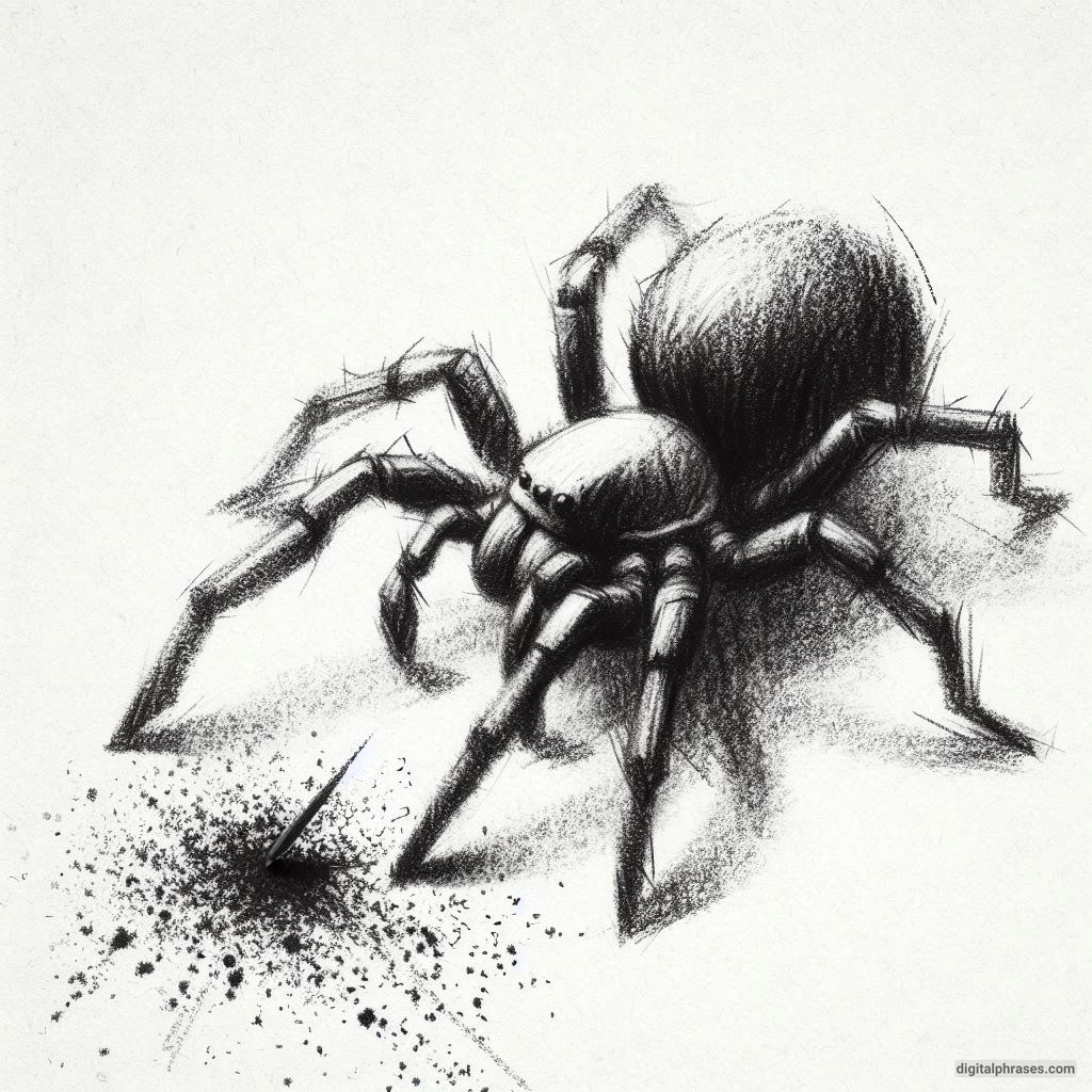 60 Spider Drawing Ideas