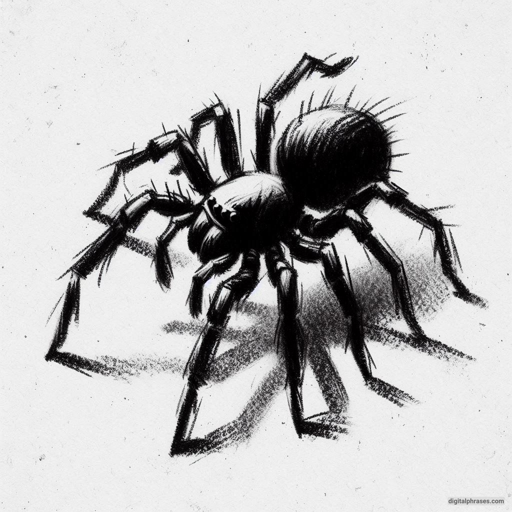 60 Spider Drawing Ideas