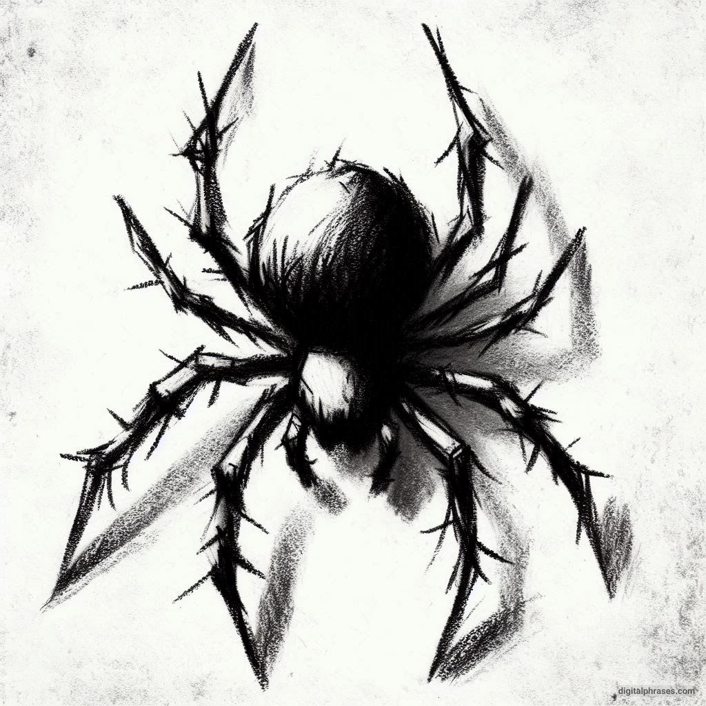 60 Spider Drawing Ideas