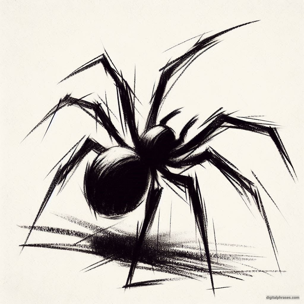 60 Spider Drawing Ideas