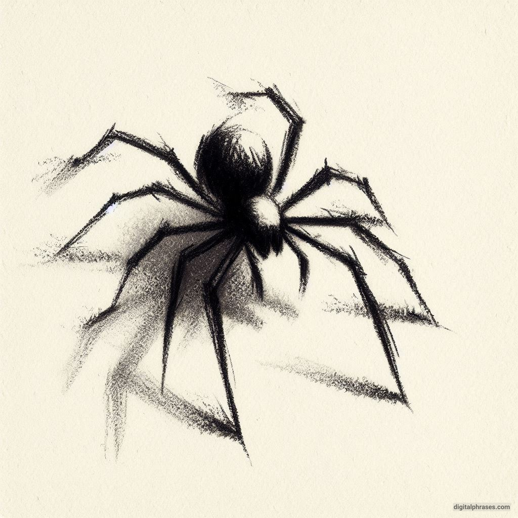 60 Spider Drawing Ideas