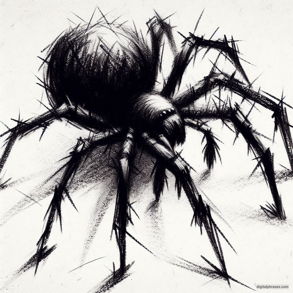 60 Spider Drawing Ideas