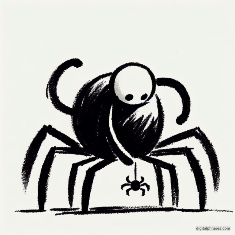 60 Spider and Spider Web Drawing Ideas