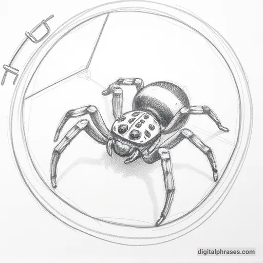 60 Spider Drawing Ideas