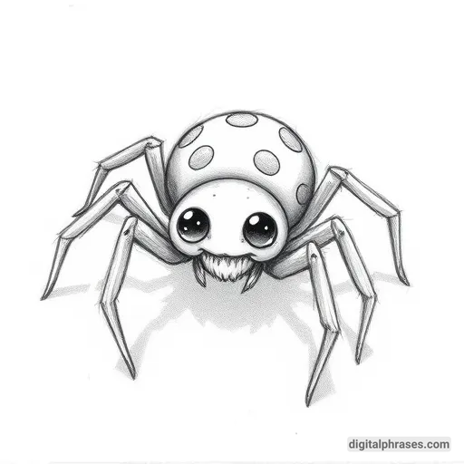 60 Spider Drawing Ideas