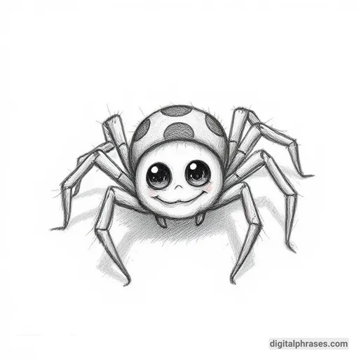 60 Spider Drawing Ideas