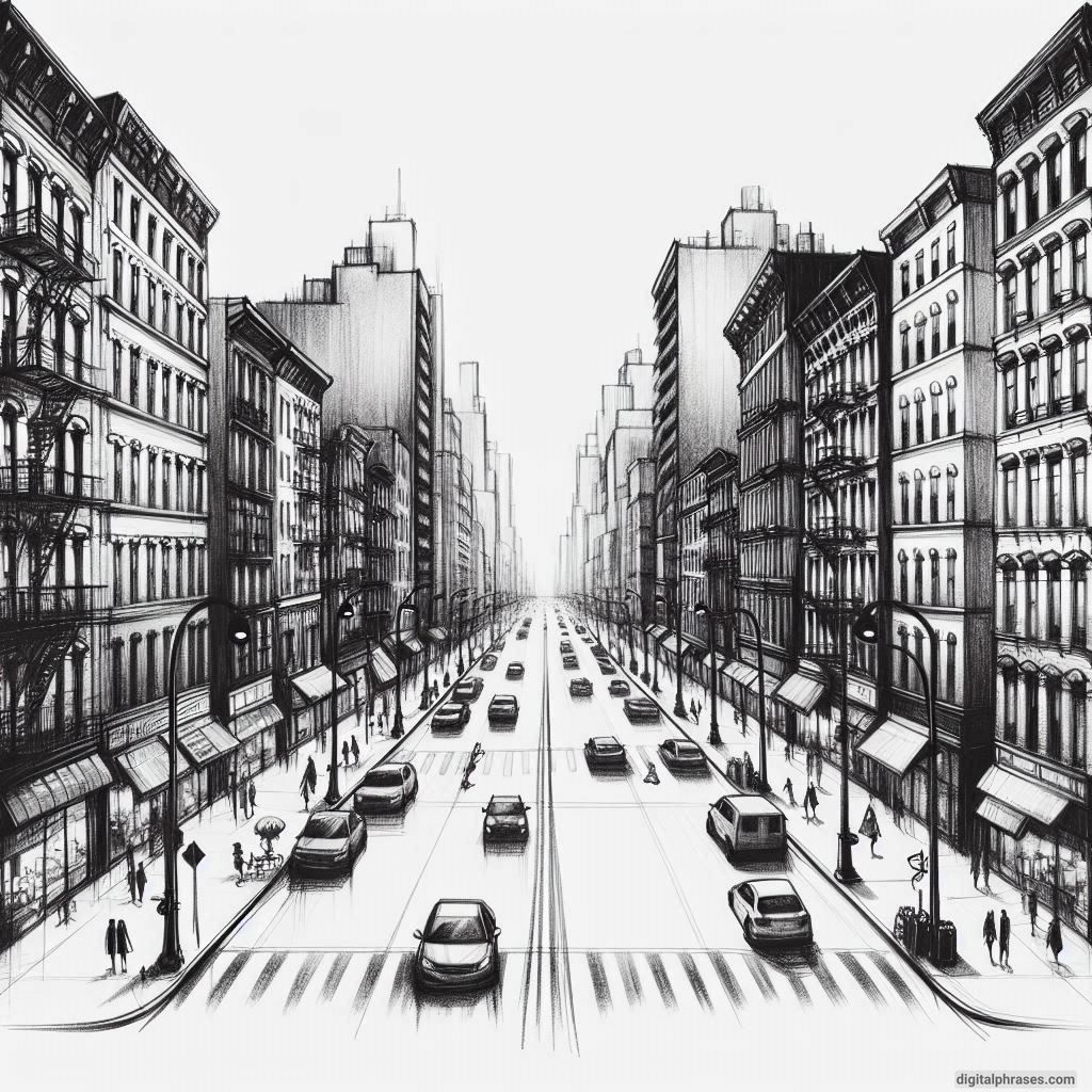 72 One Point Perspective Drawing Ideas of Architecture and Buildings 72 One Point Perspective Drawing Ideas of Architecture and Buildings