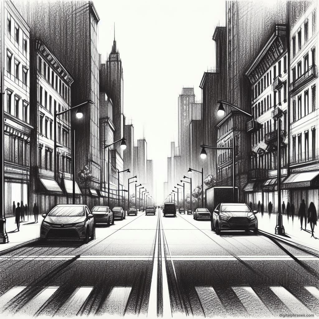 72 One Point Perspective Drawing Ideas of Architecture and Buildings 72 One Point Perspective Drawing Ideas of Architecture and Buildings