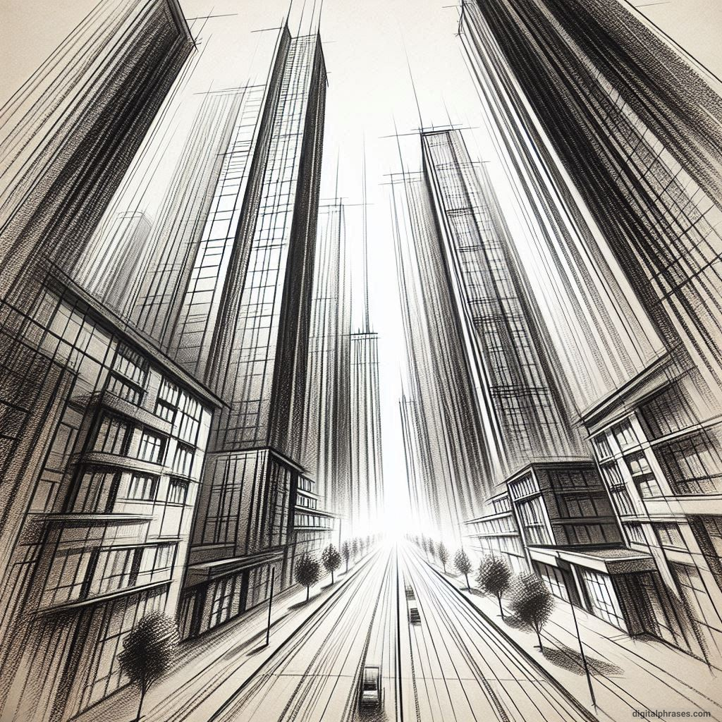 72 One Point Perspective Drawing Ideas of Architecture and Buildings 72 One Point Perspective Drawing Ideas of Architecture and Buildings