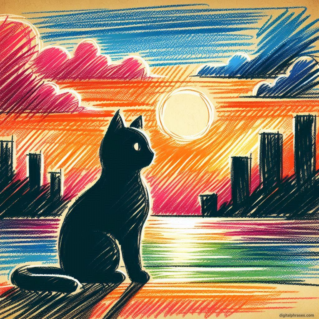 72 Black Cat Drawing Ideas 72 Black Cat Drawing Ideas