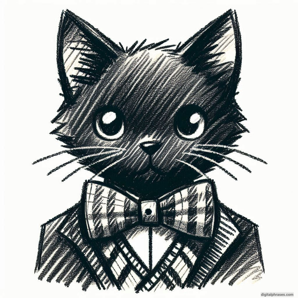 72 Black Cat Drawing Ideas 72 Black Cat Drawing Ideas