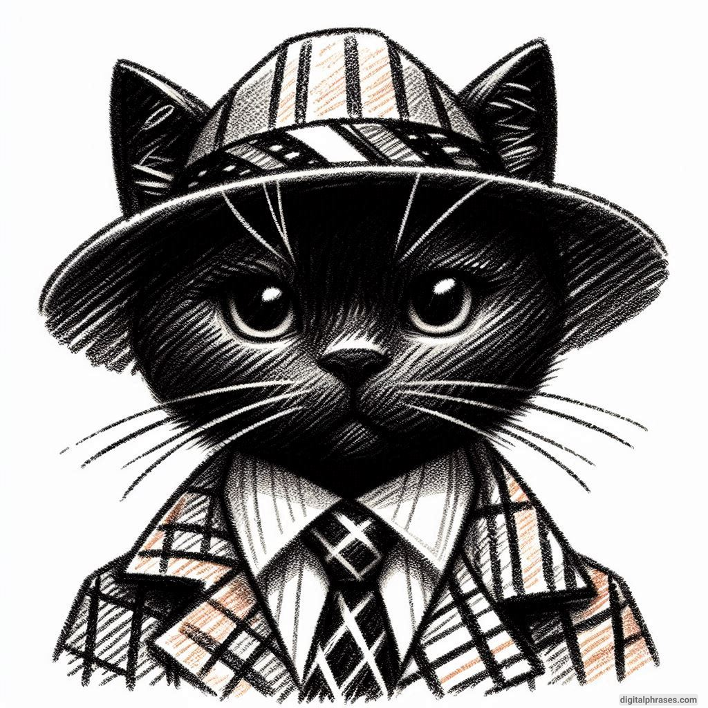 72 Black Cat Drawing Ideas 72 Black Cat Drawing Ideas