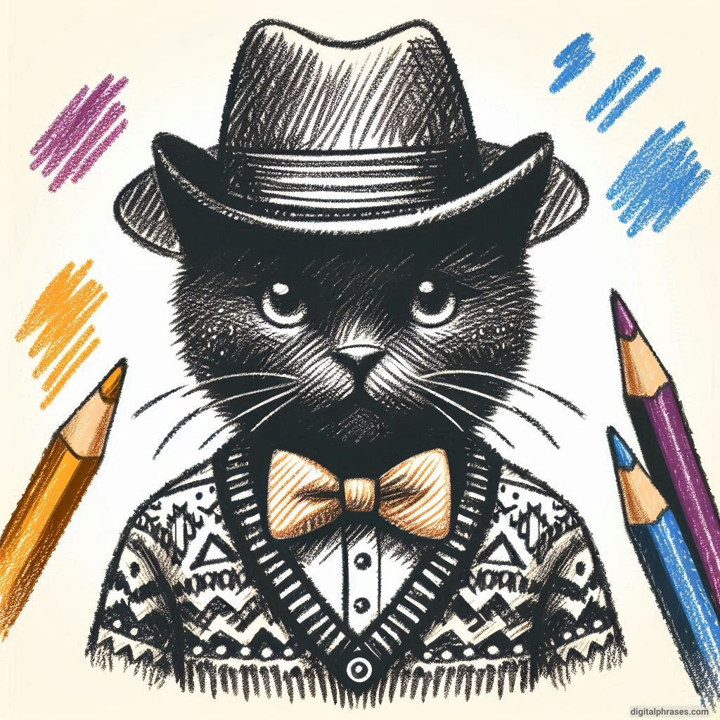 72 Black Cat Drawing Ideas 72 Black Cat Drawing Ideas