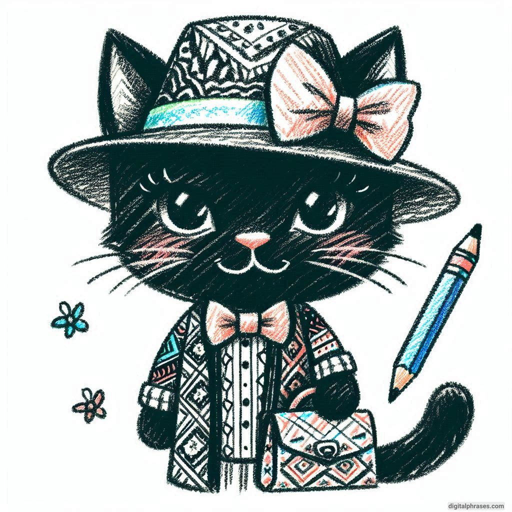 72 Black Cat Drawing Ideas 72 Black Cat Drawing Ideas