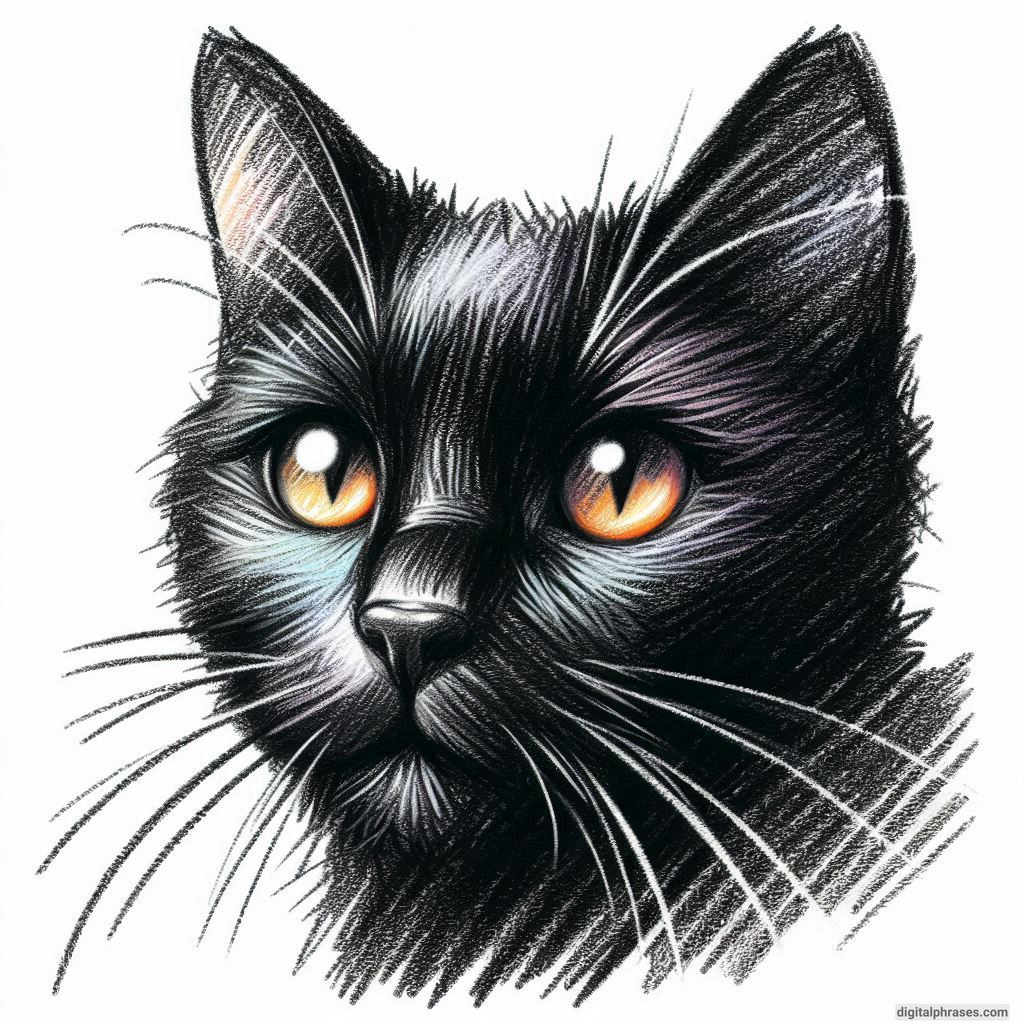 72 Black Cat Drawing Ideas 72 Black Cat Drawing Ideas