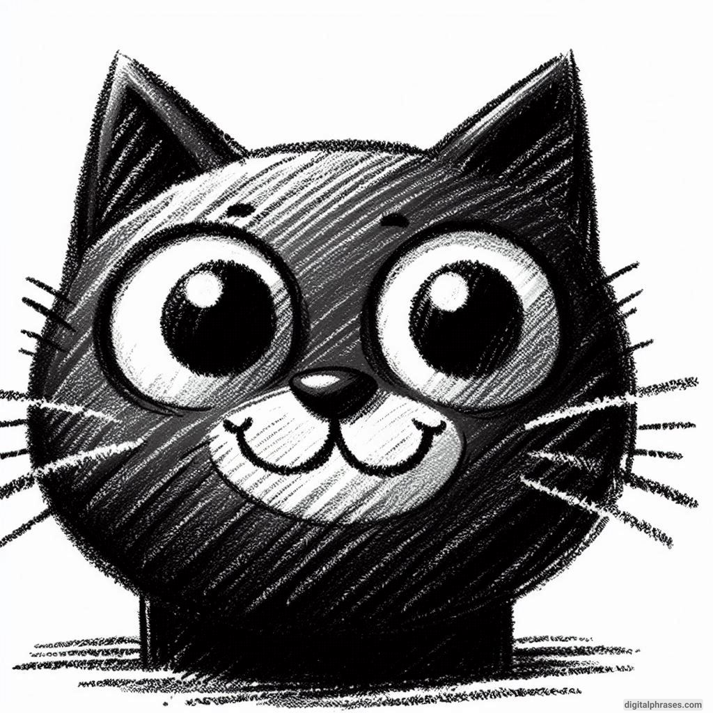 72 Black Cat Drawing Ideas 72 Black Cat Drawing Ideas