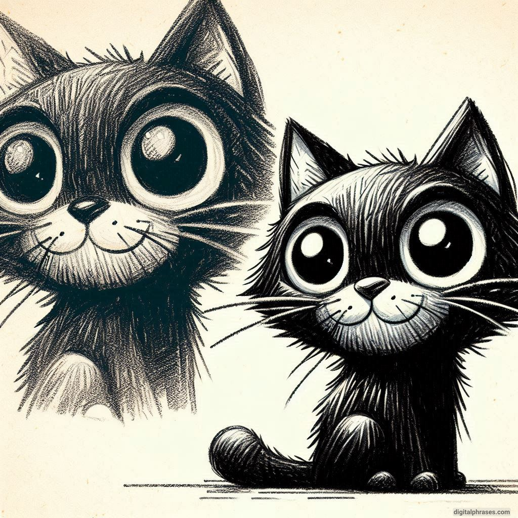 72 Black Cat Drawing Ideas 72 Black Cat Drawing Ideas