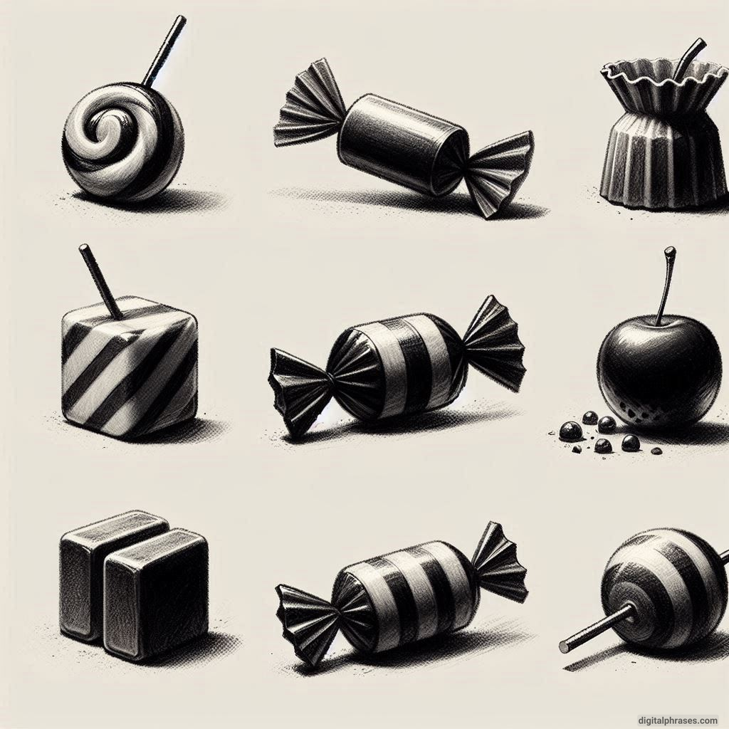 60 Candy Drawing Ideas (Easy, Realistic and Creative)