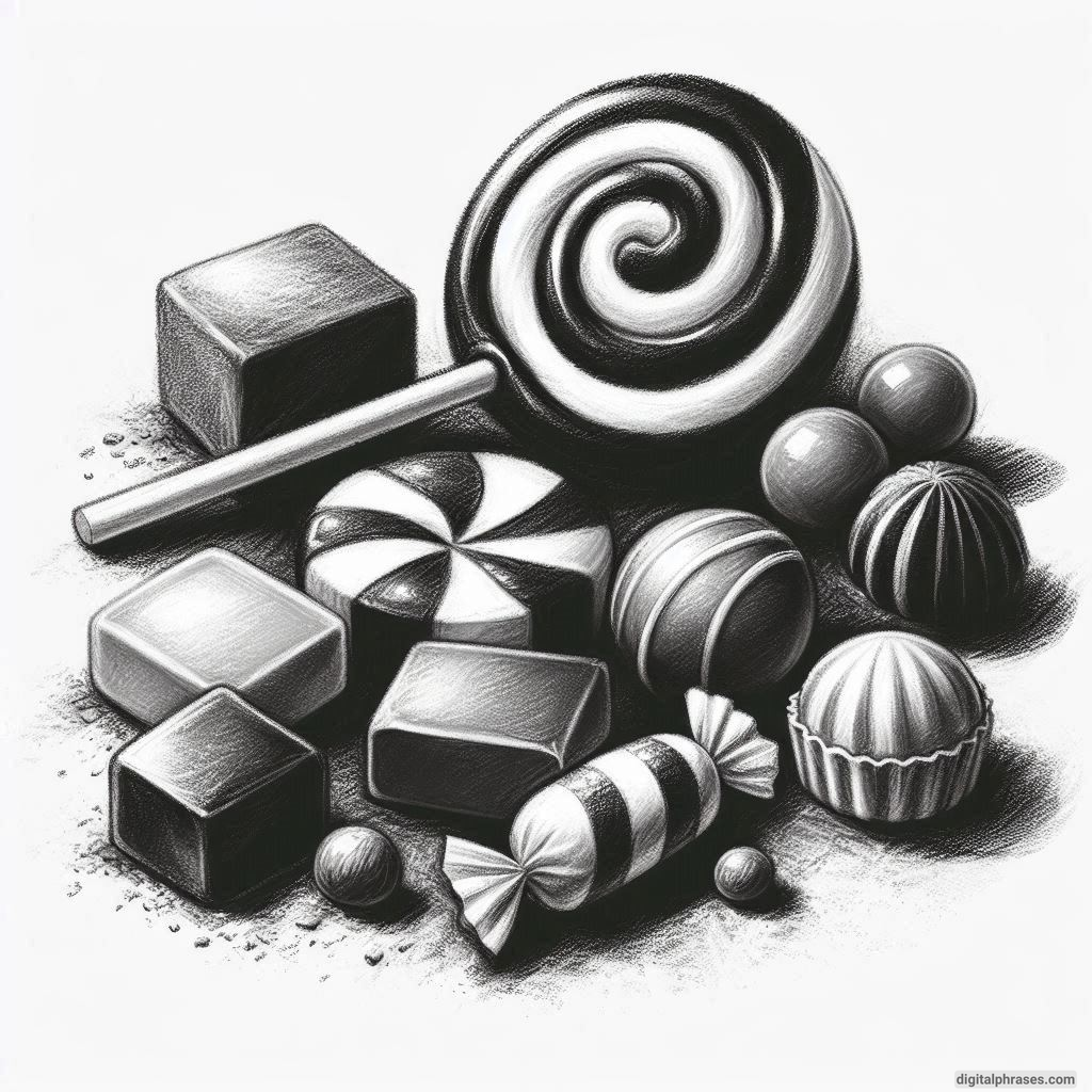 60 Candy Drawing Ideas (Easy, Realistic and Creative)