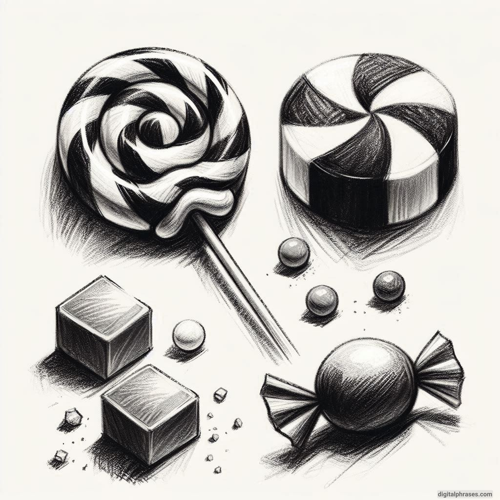 60 Candy Drawing Ideas (Easy, Realistic and Creative)