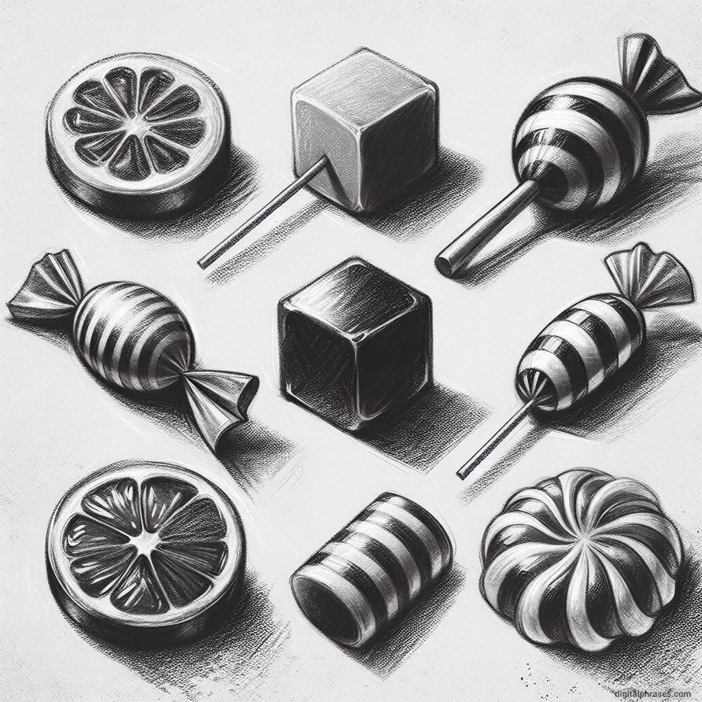 60 Candy Drawing Ideas (Easy, Realistic and Creative)