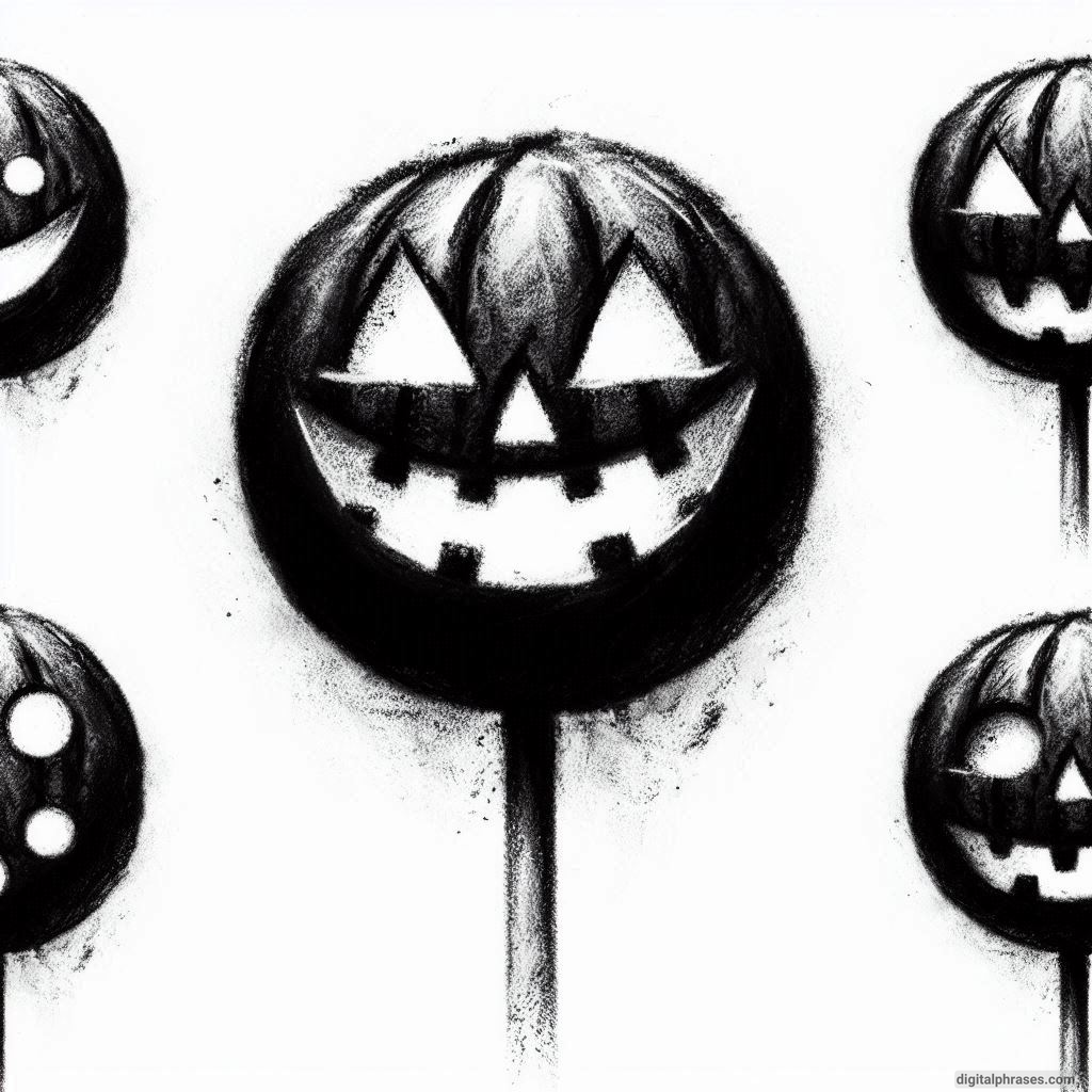 60 Halloween Themed Candy Drawing Ideas